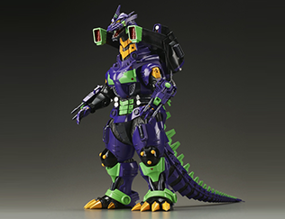 東宝30cmシリーズ 3式機龍(2002版)重武装型エヴァ初号機イメージカラー